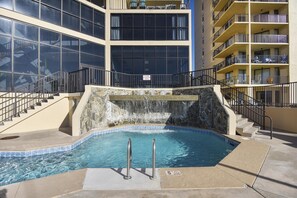 Indoor pool - Phoenix II 2066 | Pools, Hot Tubs, Tennis & more | Oceanfront | My Beach Getaways (Orange Beach)