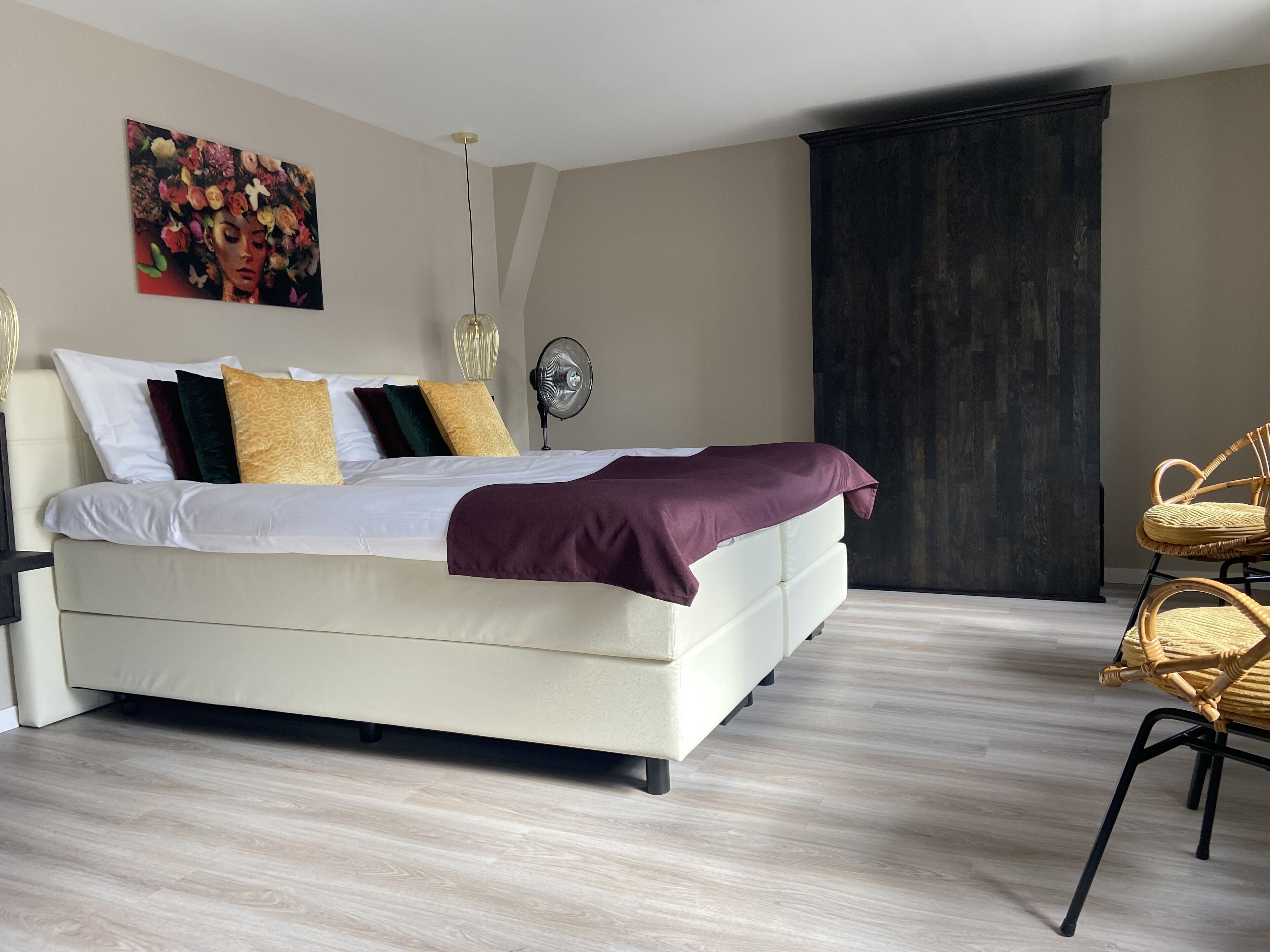 Memory foam beds, in-room safe, blackout drapes, iron/ironing board