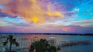 sunrise from the balcony