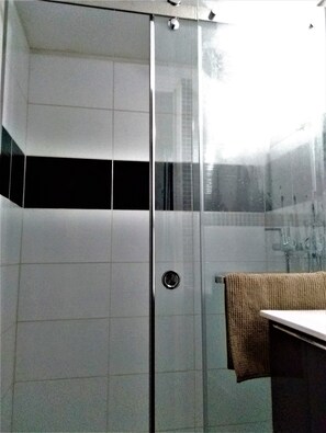 Shower, hair dryer