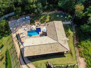 Exterior - Villa with heated pool in gated community (Jarinu)