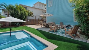 A heated pool - Seagrove Retreat | Heated Pool, Golf Cart + Bikes | Walk to Beach! (Santa Rosa Beach)