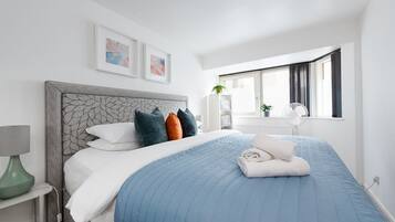 2 bedrooms, iron/ironing board, travel crib, WiFi