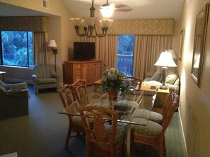 Smart TV, video games, DVD player, table tennis