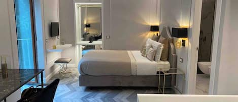 1 Schlafzimmer, Reisekinderbett, kostenloses WLAN, Bettwäsche