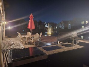 Outdoor dining - Lakefront Oceanside Village: 2 Golf Carts, Pools, Private Beach Parking (Murrells Inlet)