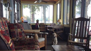 House, Ensuite (Journey's End Lake House) | Balcony view - Journeys End Lodging Cabins (Long Lake)