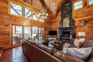 TV, fireplace, table tennis