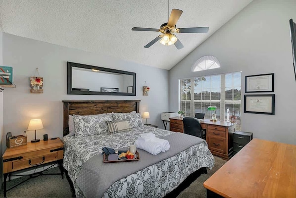 4 bedrooms, iron/ironing board, travel cot, free WiFi