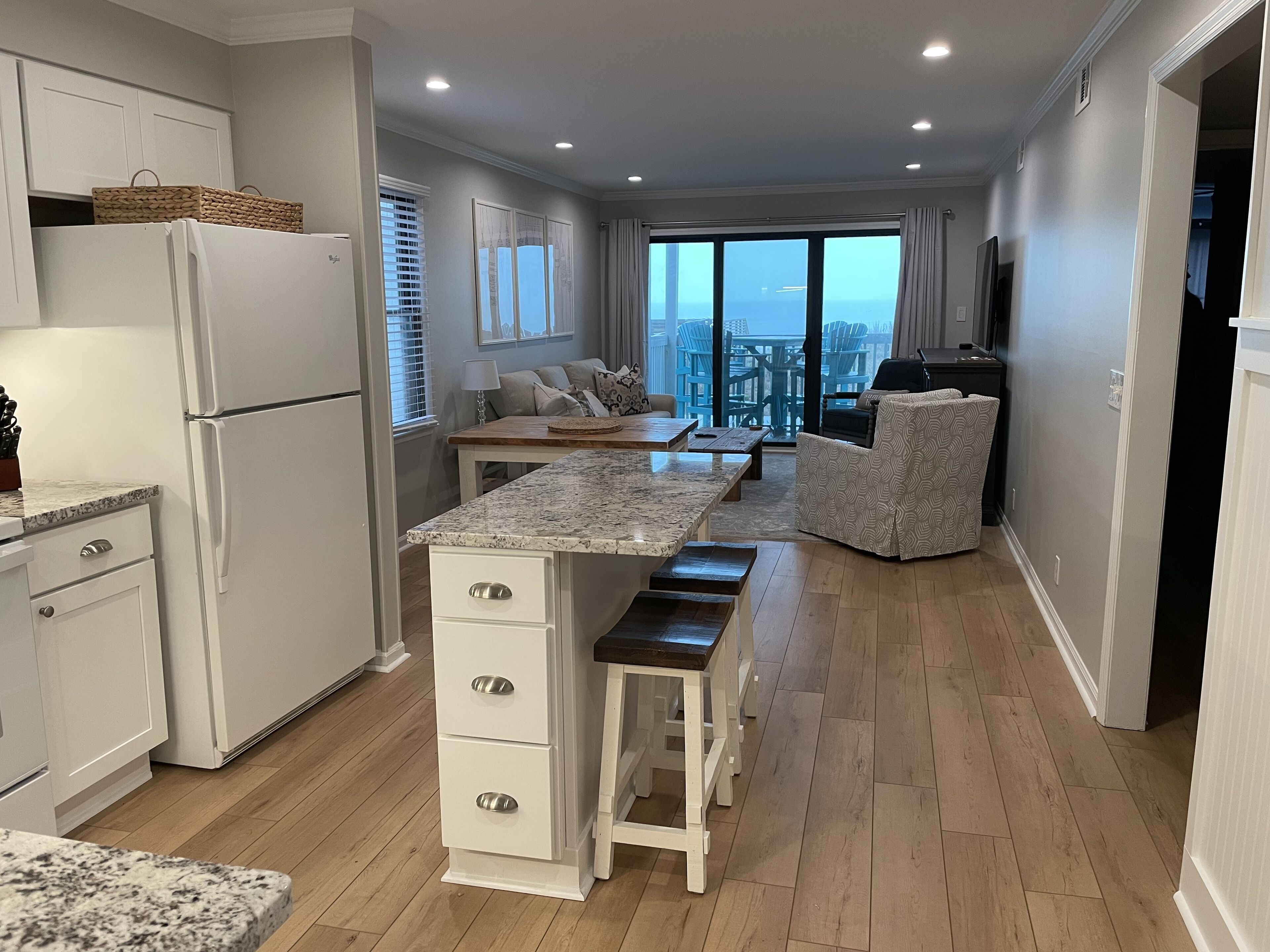 Beautiful remodeled oceanfront 3BR condo is your home at the beach!