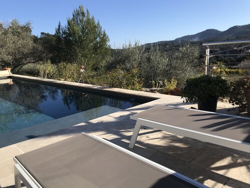 Studio indépendant avec piscine entre la mer les gorges du Verdon et les lacs