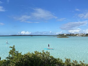 Beach nearby, beach towels