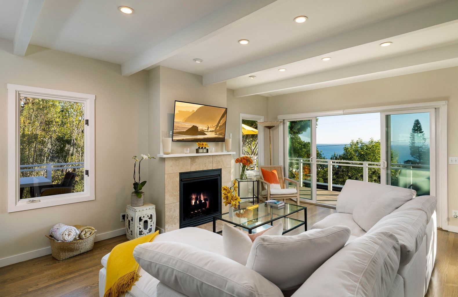 Summer in Summerland! Beautifully updated & furnished with panoramic ocean views