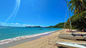 Beach nearby, beach towels