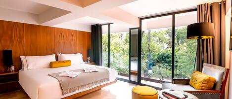 Park View Balcony Suite | Roupas de cama de algodão egípcio, roupas de cama premium