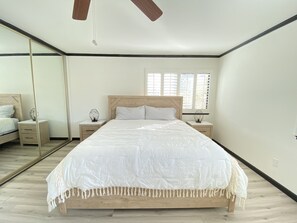 3 slaapkamers, een bureau, een strijkplank/strijkijzer, gratis wifi