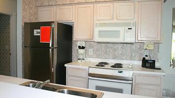 Villa, 2 Bedrooms | Private kitchen | Fridge, coffee/tea maker