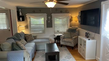 智能电视、壁炉、电子游戏、DVD 播放器