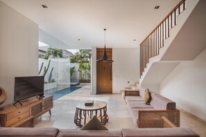 Living area - Eight Palms Villa Seminyak by Ini Vie Hospitality (Legian)