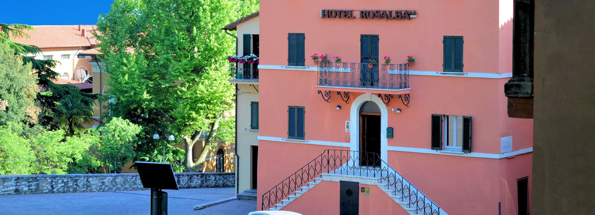 Fassade der Unterkunft