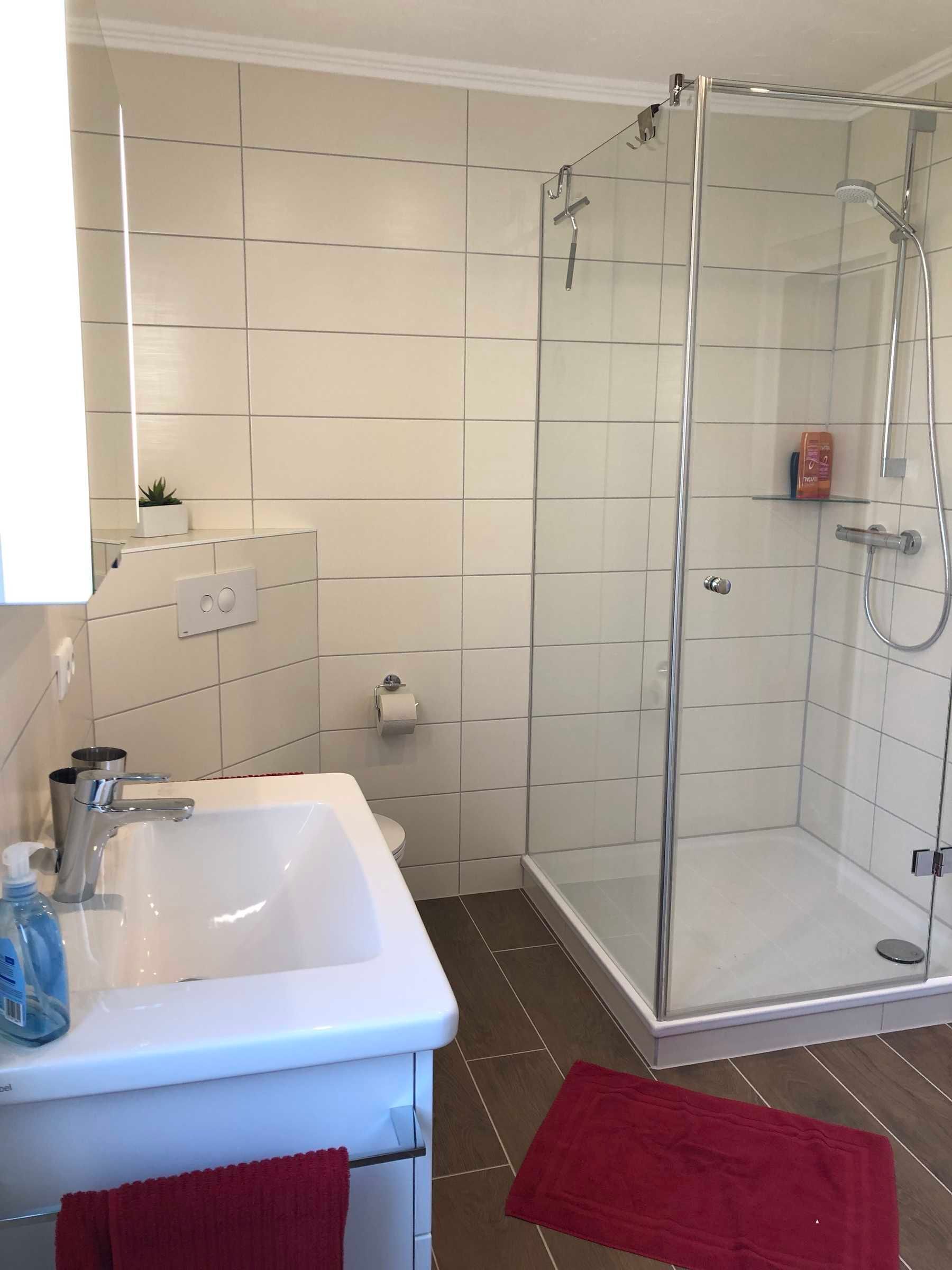 Dusche, Handtücher