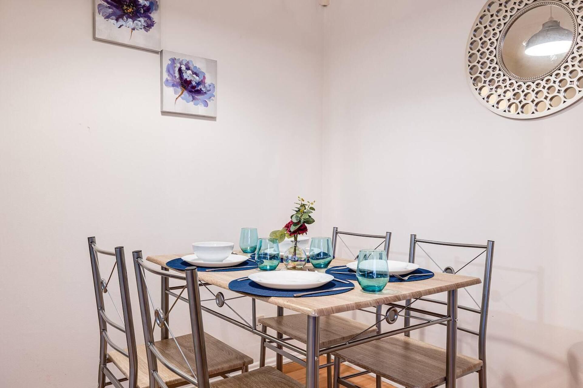 Apartment | Private kitchen | Fridge, microwave, oven, stovetop