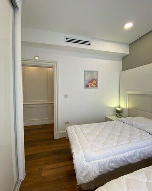 2 slaapkamers, een strijkplank/strijkijzer, gratis wifi, beddengoed