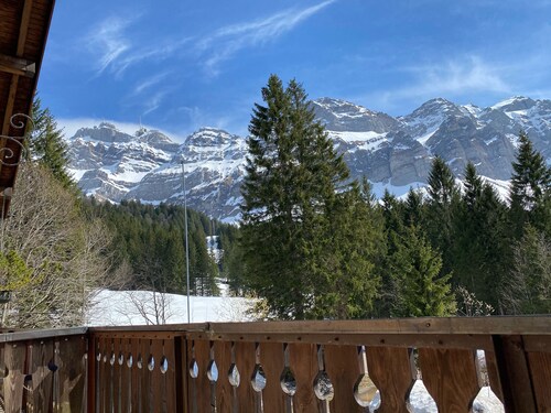 Apartment with garden at the foot of the Säntis