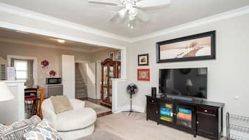 TV, DVD player, stereo, offices