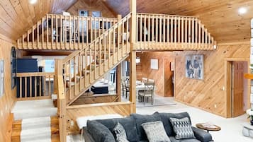 Smart TV, fireplace, printers