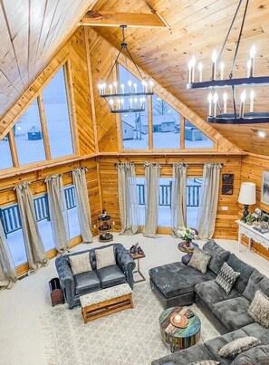 Smart TV, fireplace, printers