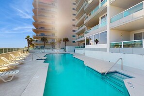 Pool - Dog-friendly oceanfront condo with balcony, WiFi, & shared pool - steps to sand (Orange Beach)