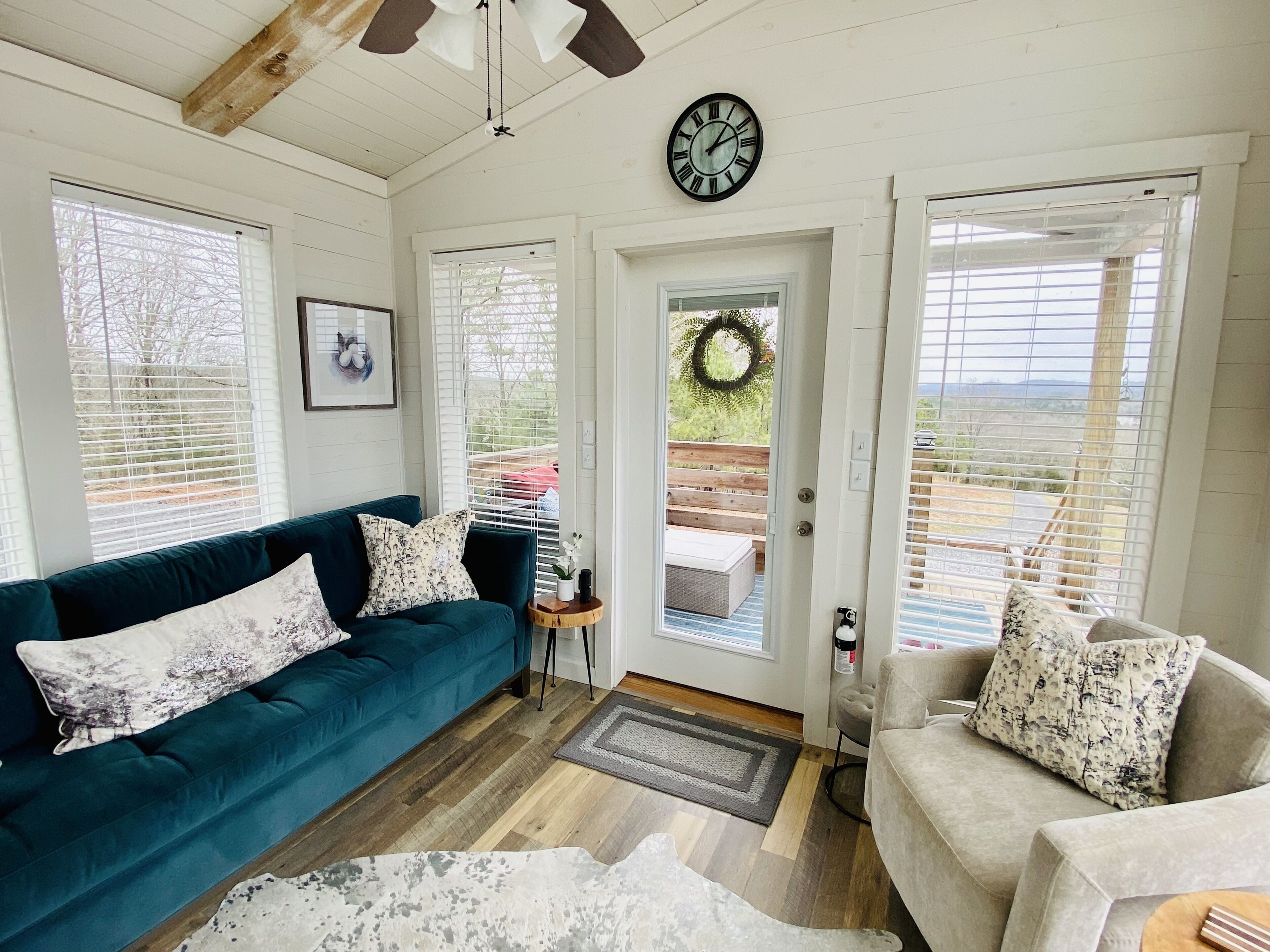 Luxury Tiny Home with River Views on 300 Acre Farm