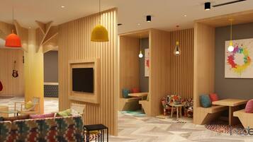 Sala de estar en el lobby