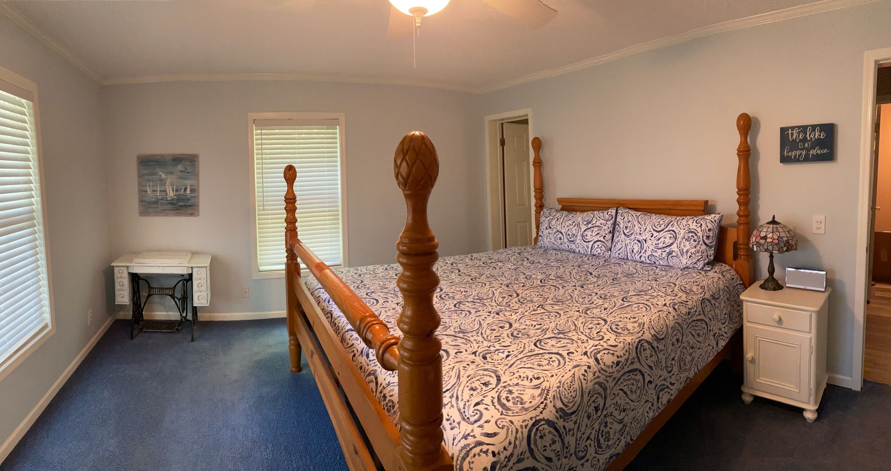 Lakefront Tillery Getaway- Pontoon Boat for Rent and Pet Friendly