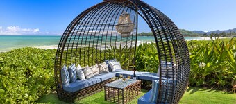 Luxury beachfront villa on a world class beach in Kailua, HI