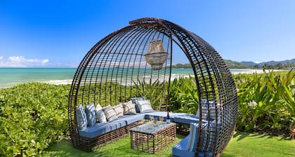 Luxury beachfront villa on a world class beach in Kailua, HI