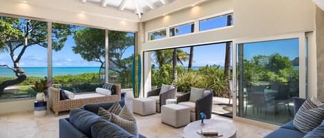 Smart TV, table tennis, books, stereo