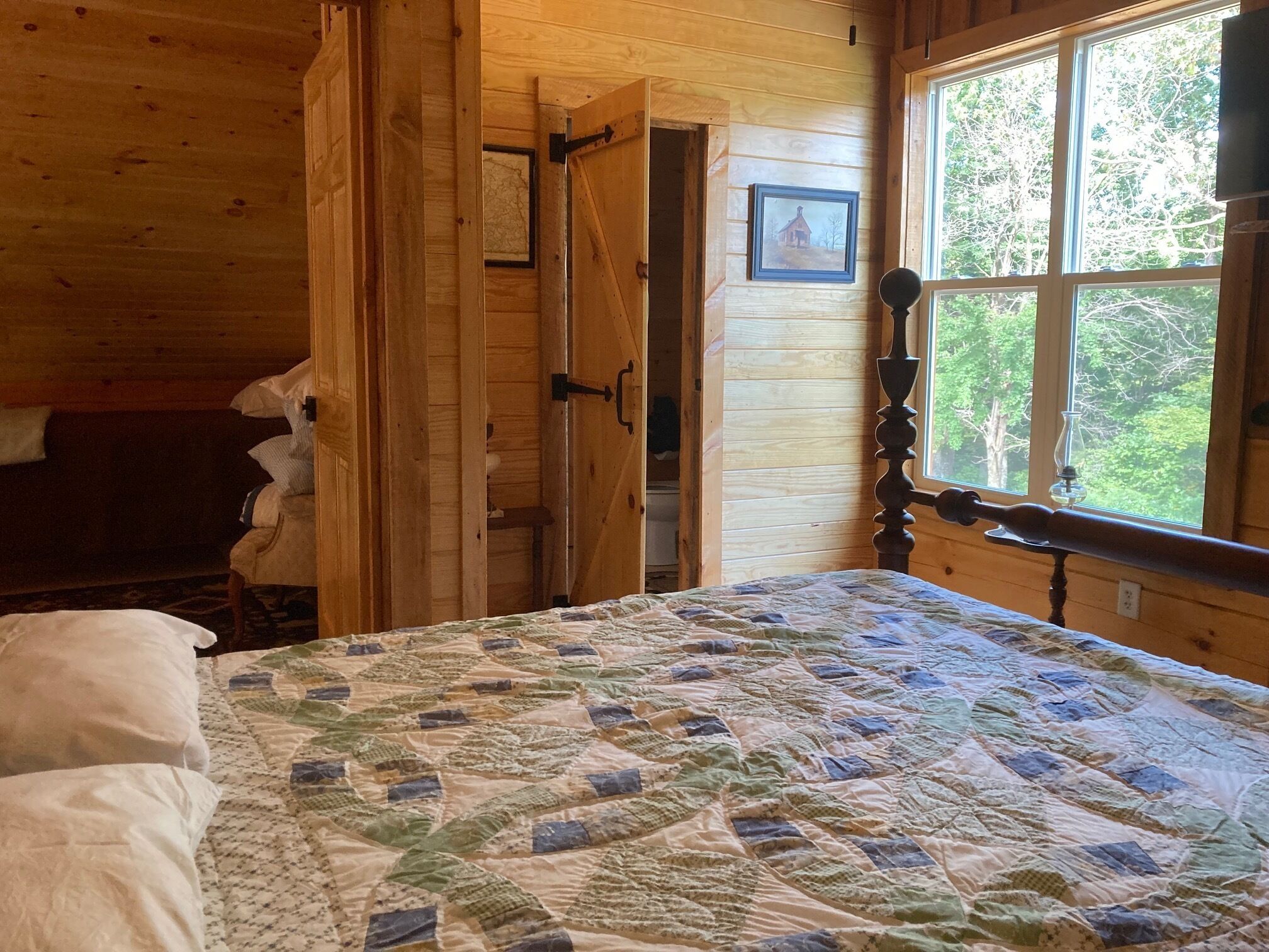 Brand new Log Cabin. Secluded on 62 acres