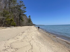 Am Strand, Liegestühle, Strandtücher