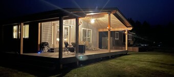 Curlew Lake view with shared parkingdock and boat launch