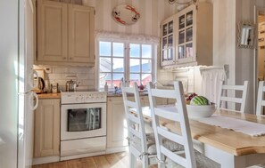 Fridge, oven, stovetop, coffee/tea maker