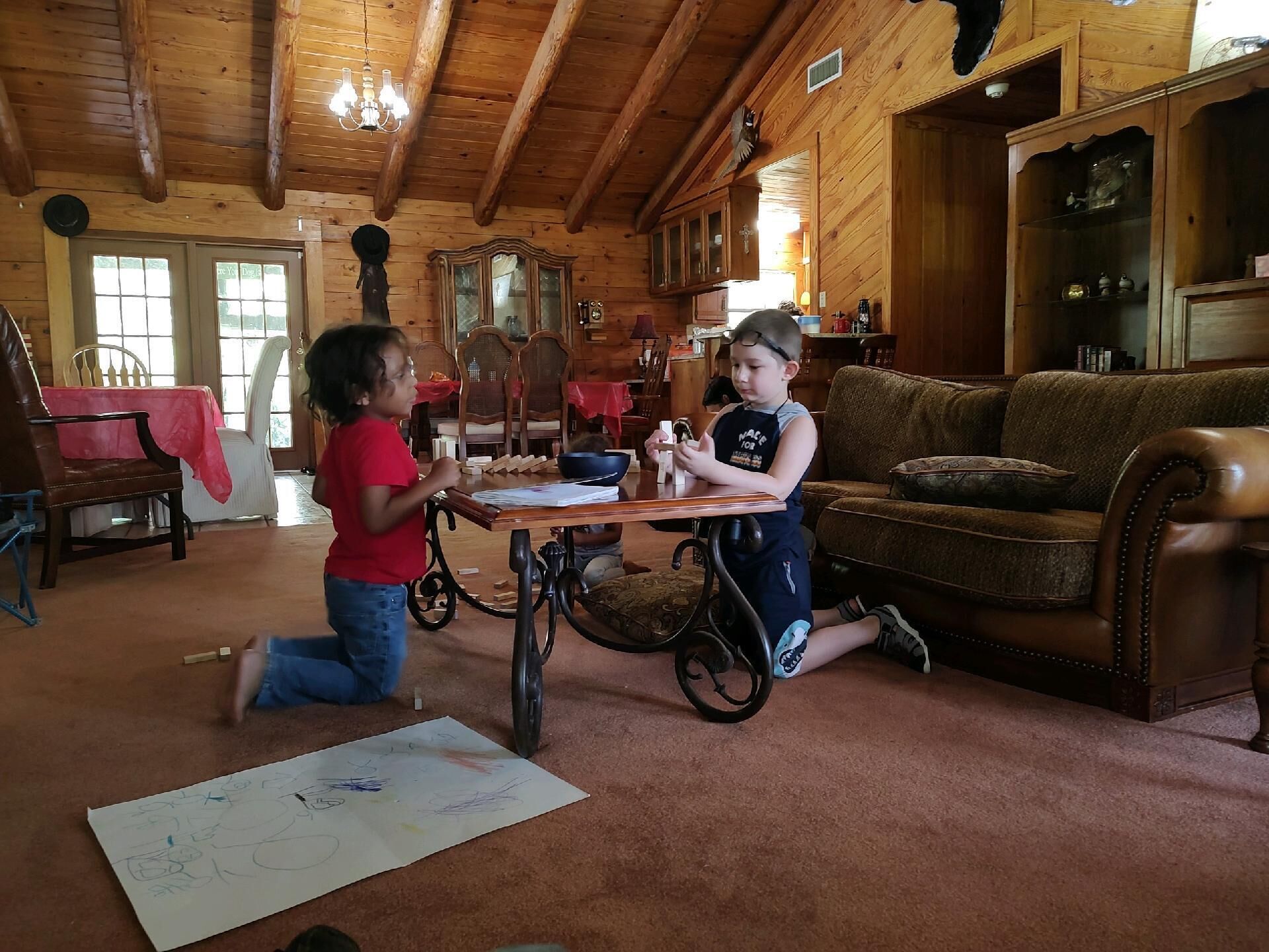 Log cabin East Texas near Barnwell and Lake of the Pines