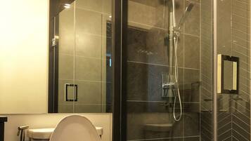 Combined shower/tub, bidet