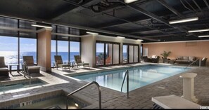 Indoor pool, outdoor pool