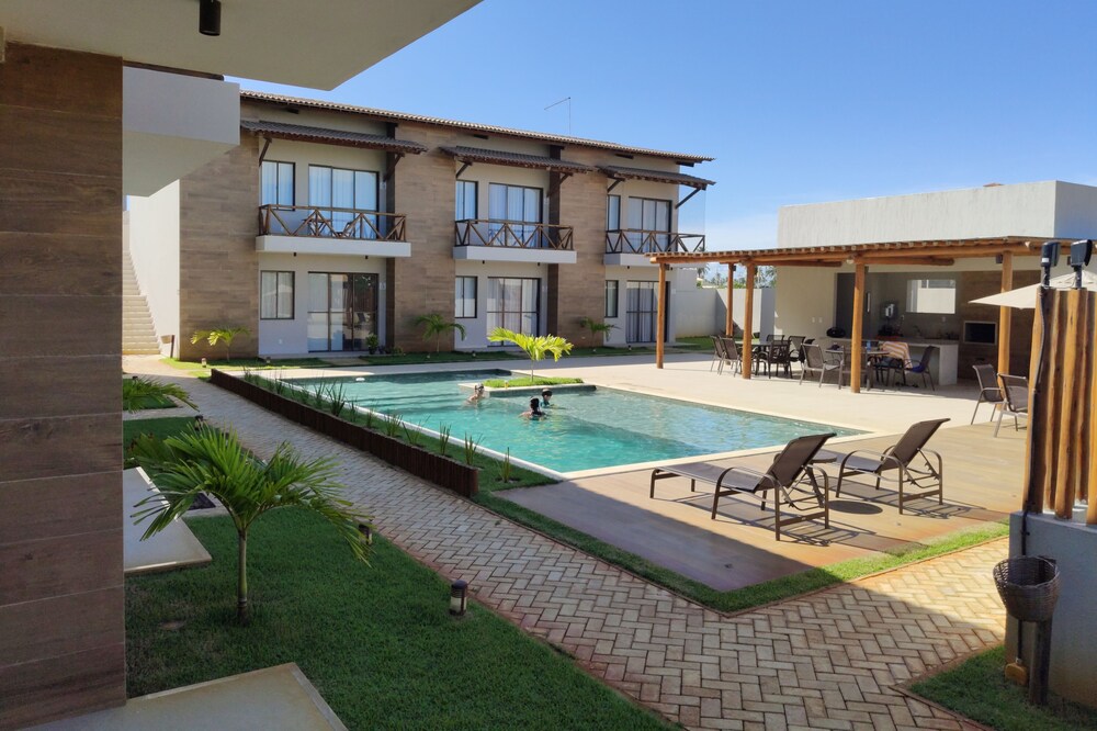 Flat Praia da Caueira - Flat with pool 150m from the beach