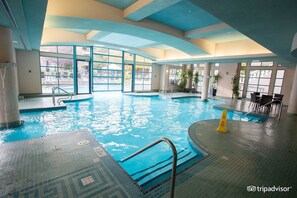 Indoor pool, outdoor pool