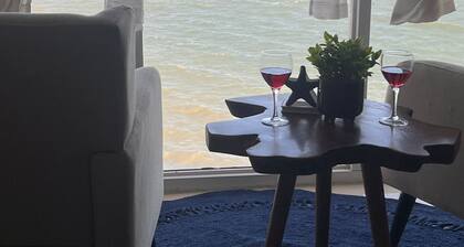 Our beautiful apartment over looks the ocean with complimentary WIFI