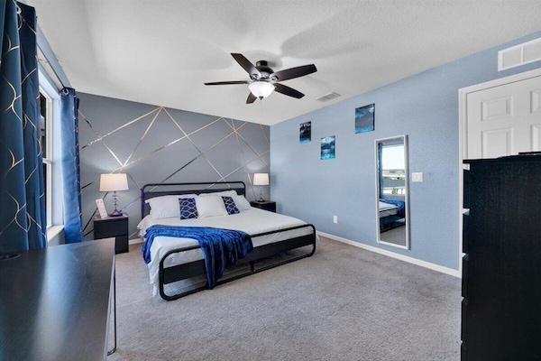 No real vacation without a nice cozy king size bed to relax on