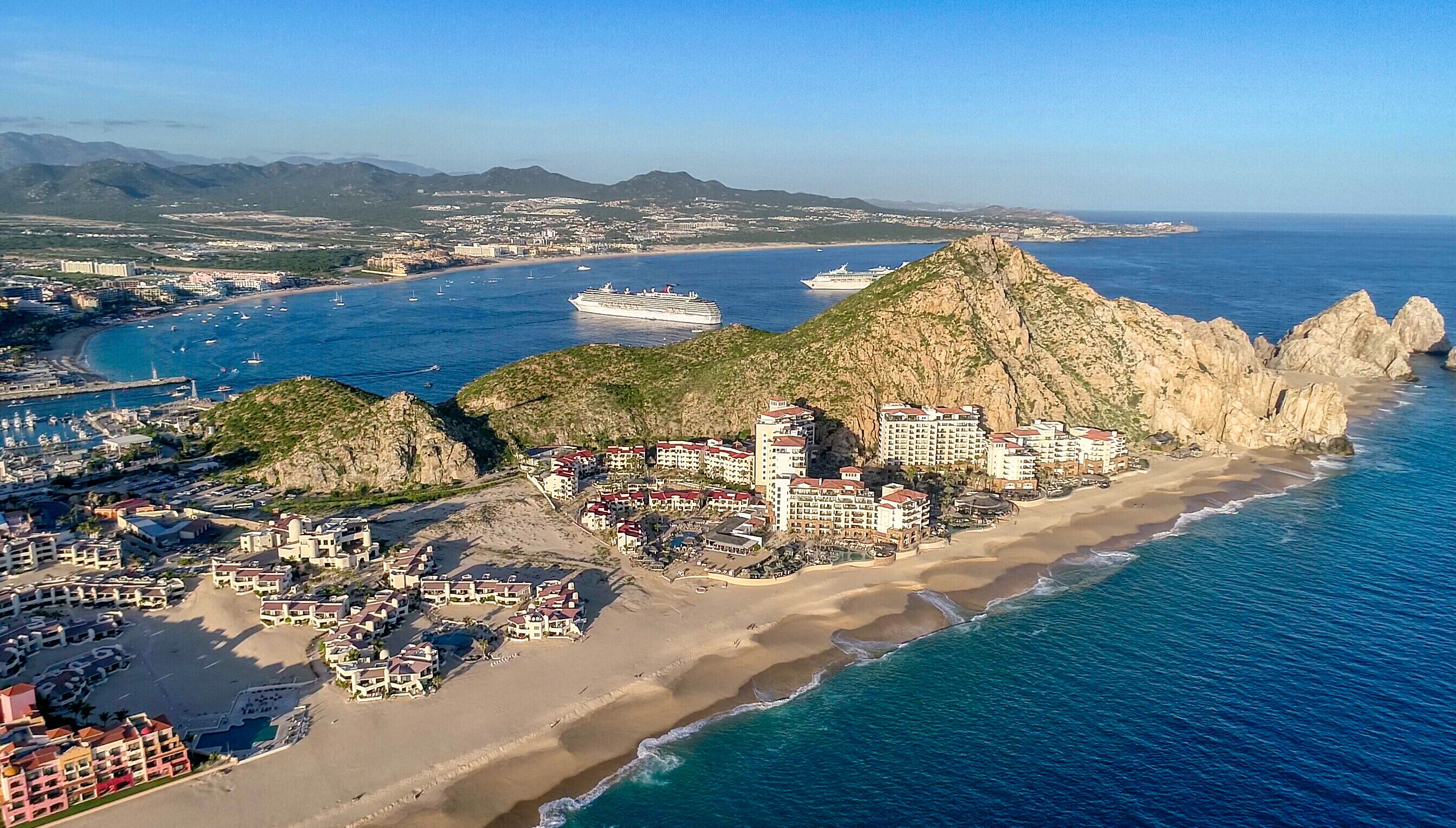 On the beach, sun loungers, beach towels